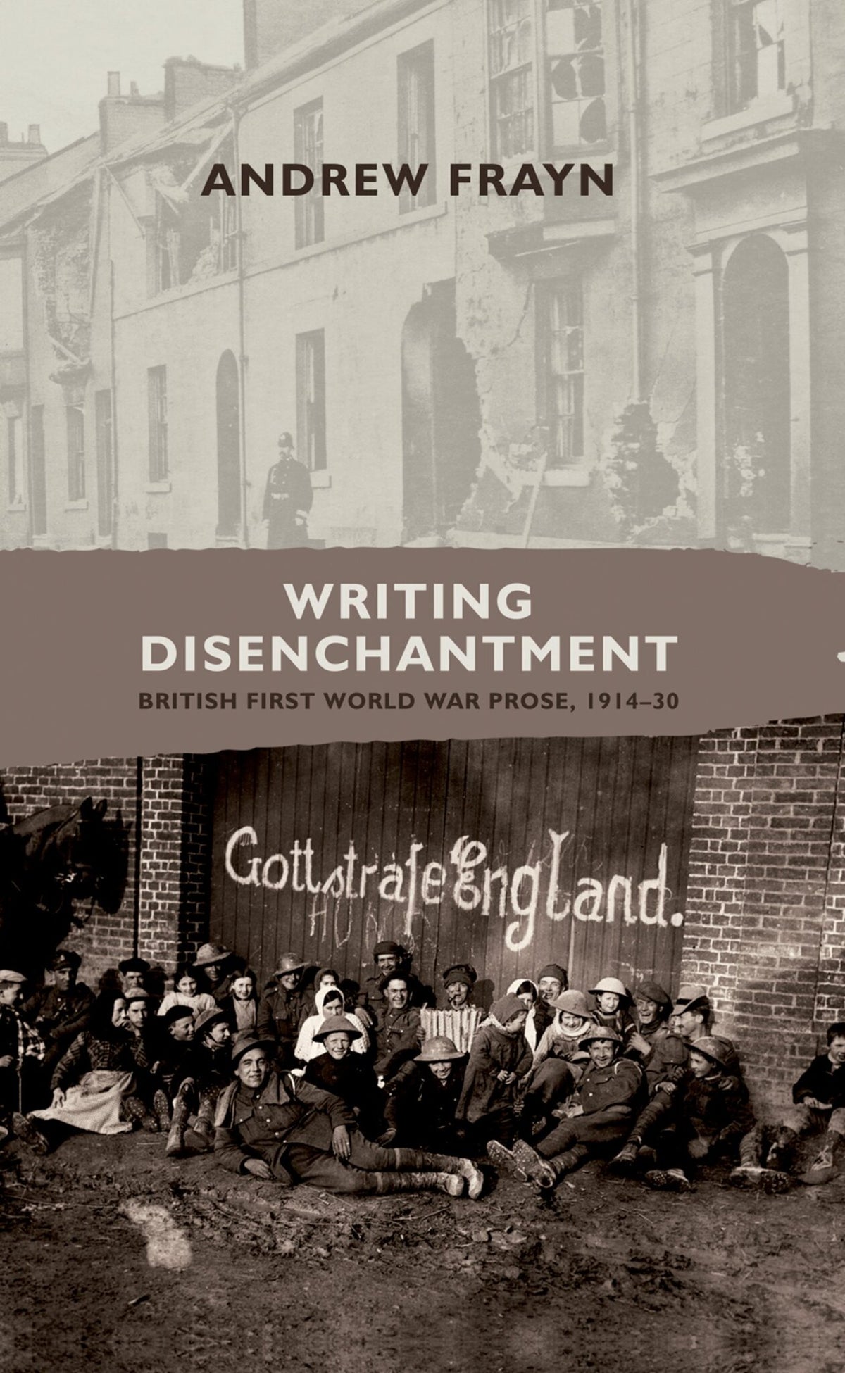 Cover image for Writing disenchantment ISBN 9780719089220