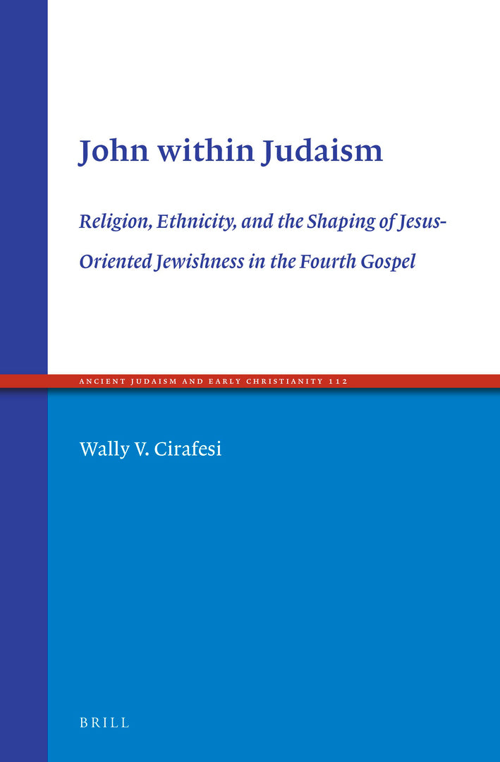 Cover image for John within Judaism ISBN 9789004462939