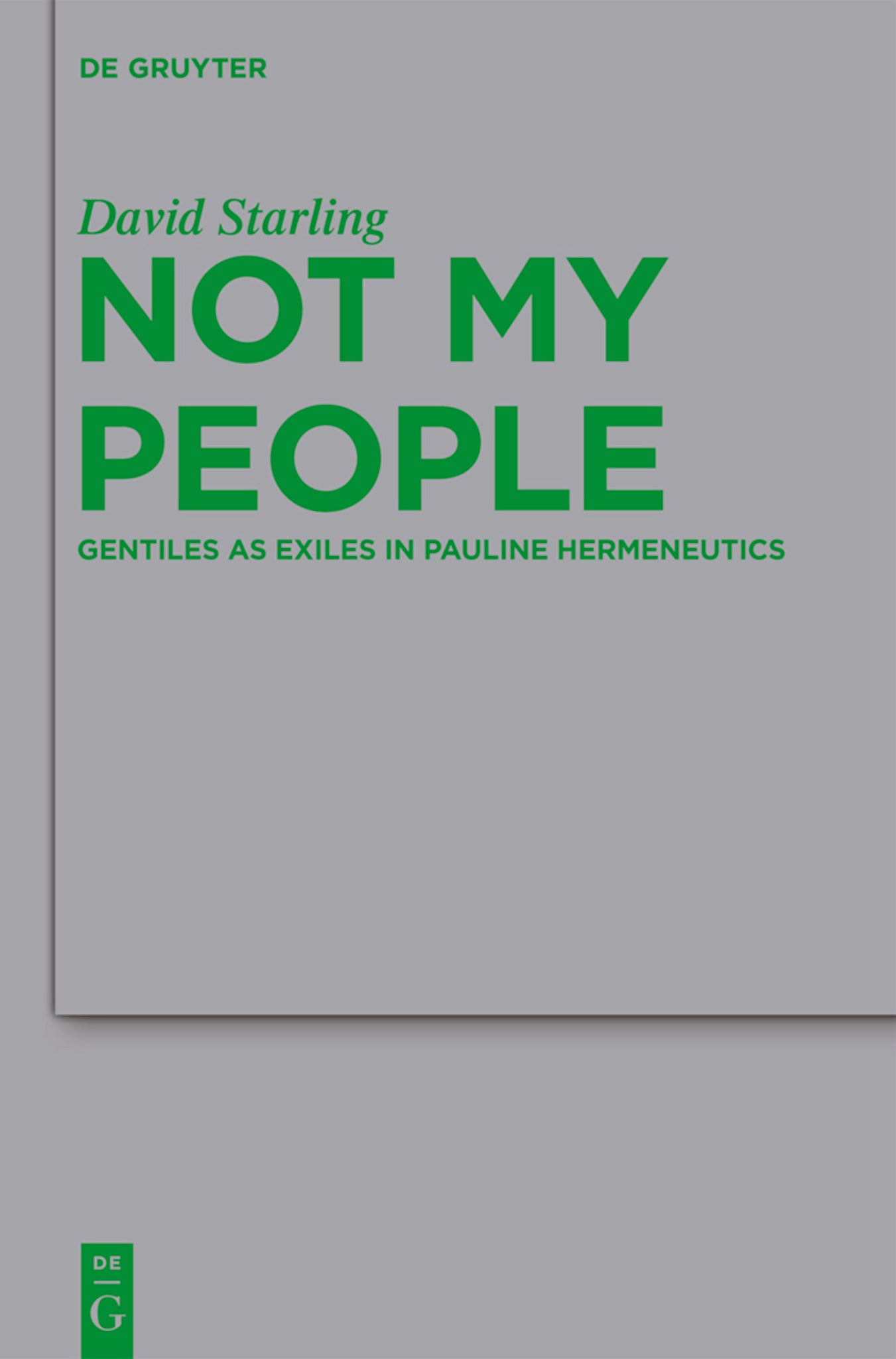 Not My People