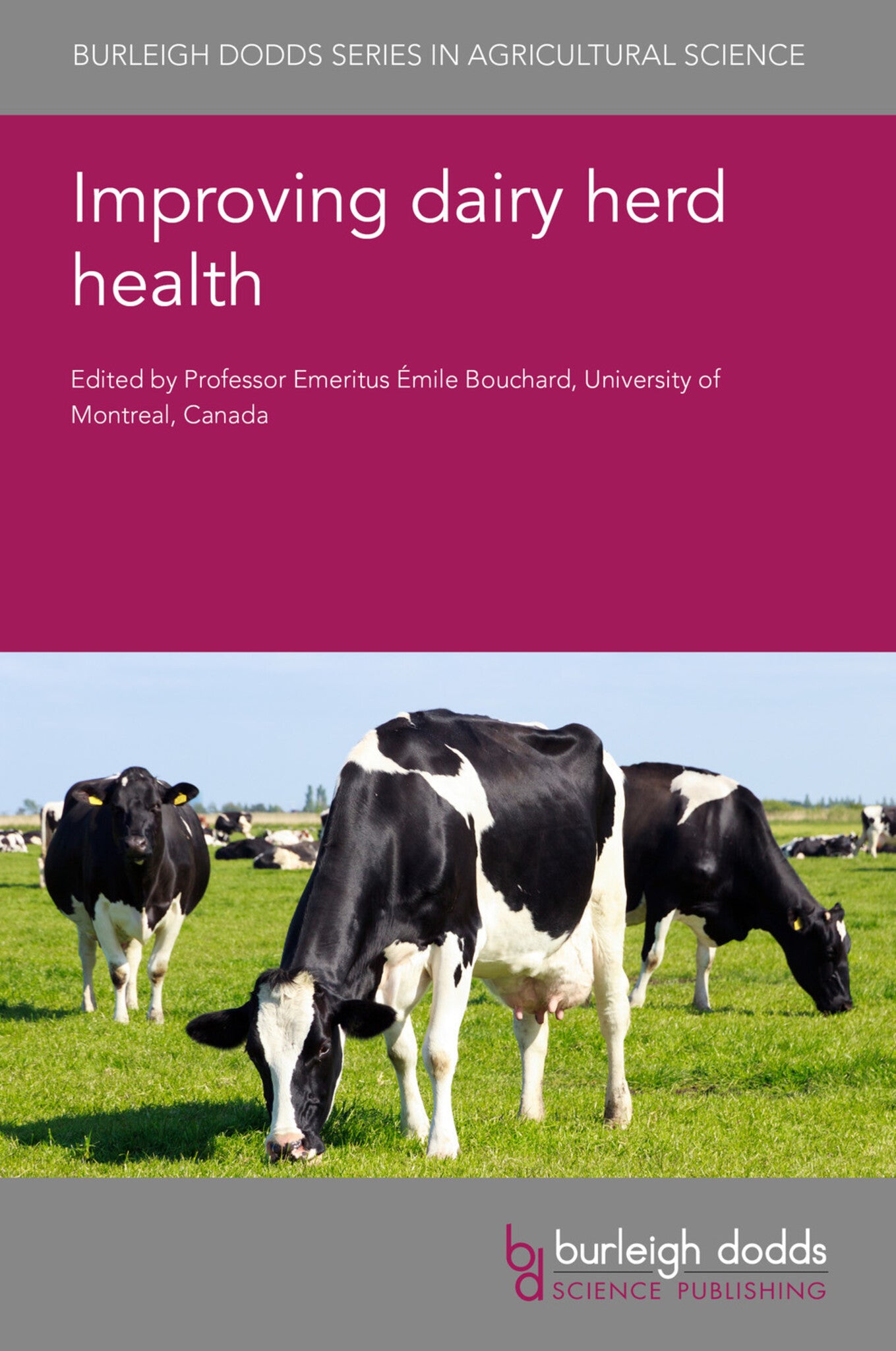 Cover image for Improving dairy herd health ISBN 9781786764676