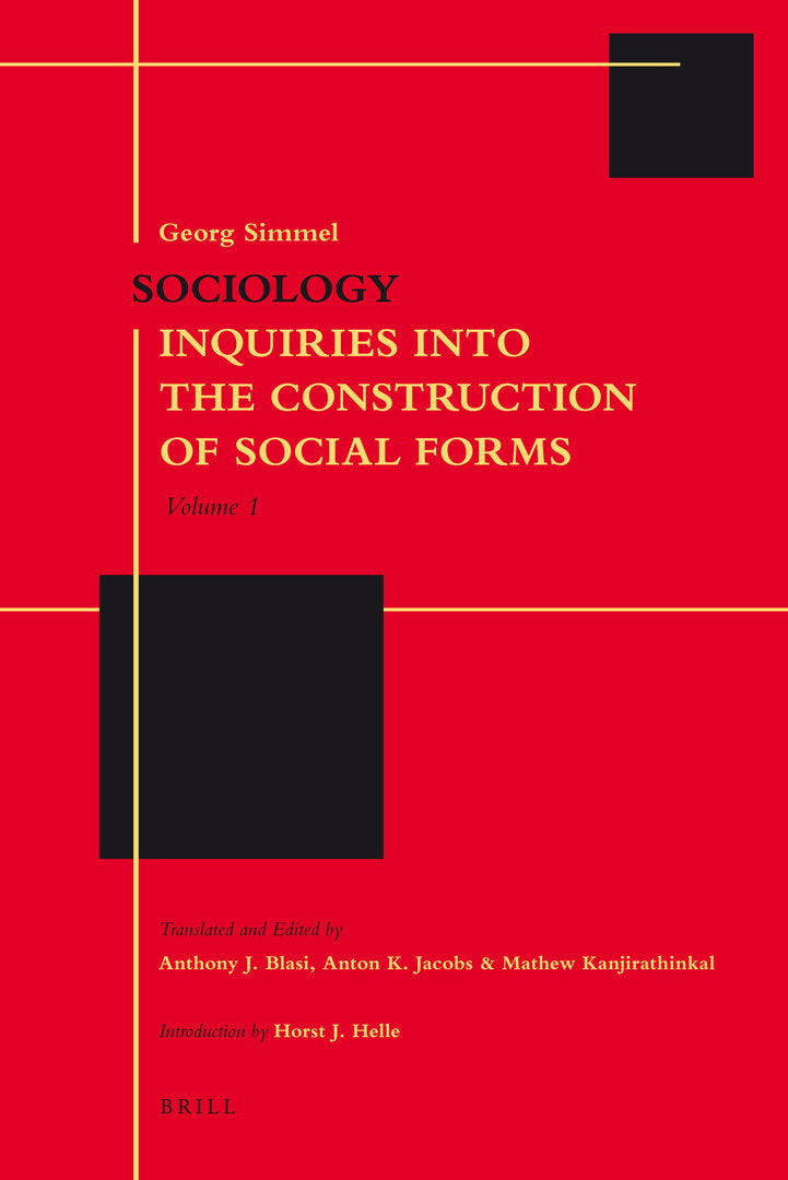 Cover image for Sociology: Inquiries into the Construction of Social Forms ISBN 9789004173217