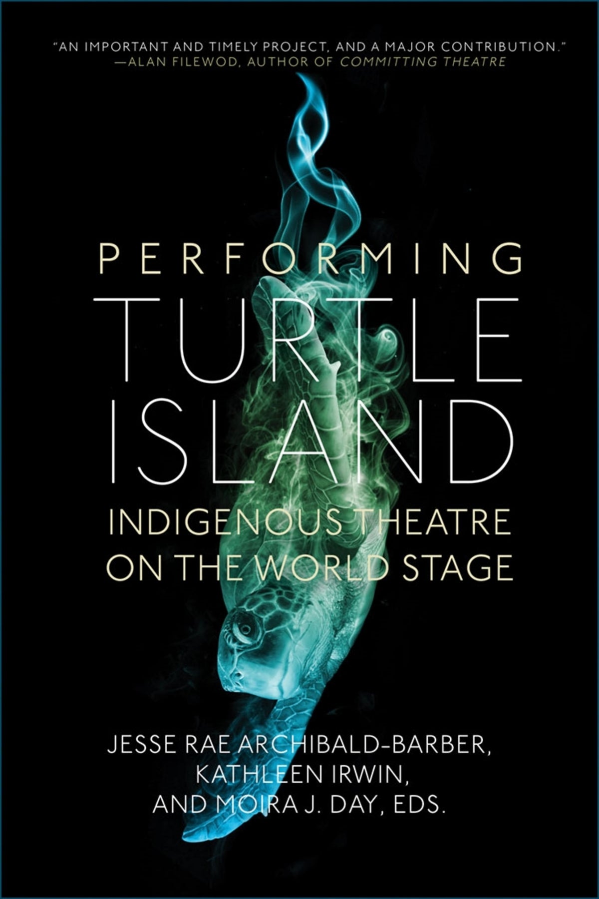 Cover image for Performing Turtle Island ISBN 9780889776760