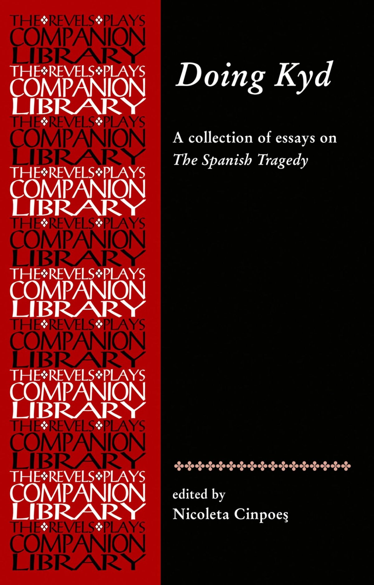 Cover image for Doing Kyd ISBN 9780719083822