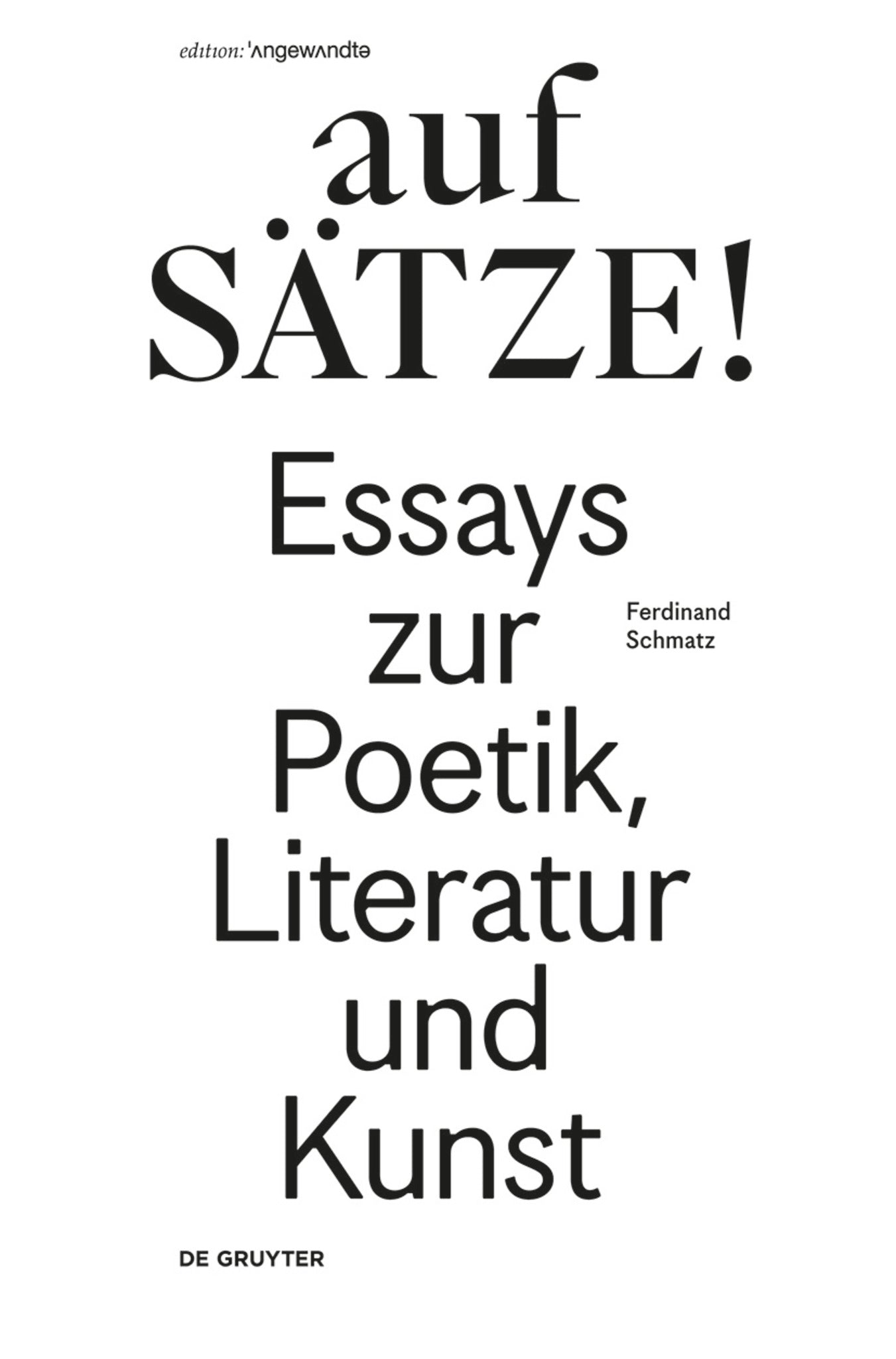 aufSÄTZE!