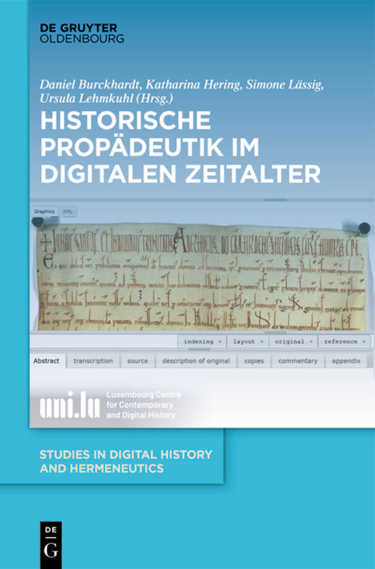 Historische Propädeutik im Digitalen Zeitalter