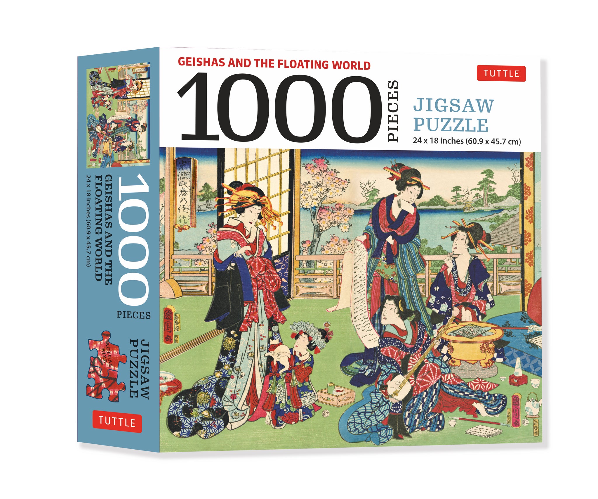Cover image for Geishas and the Floating World - 1000 Piece Jigsaw Puzzle ISBN 9780804854290