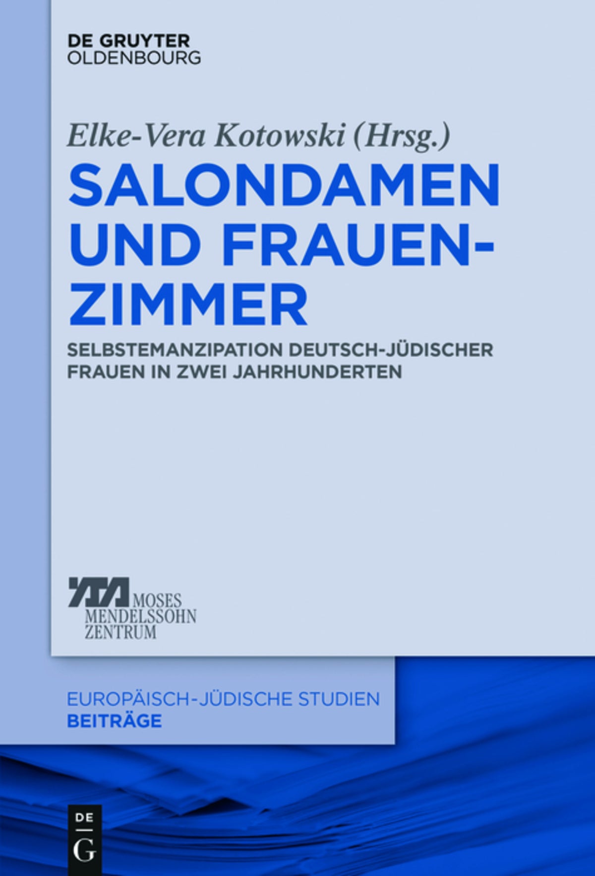Cover image for Salondamen und Frauenzimmer ISBN 9783110276497