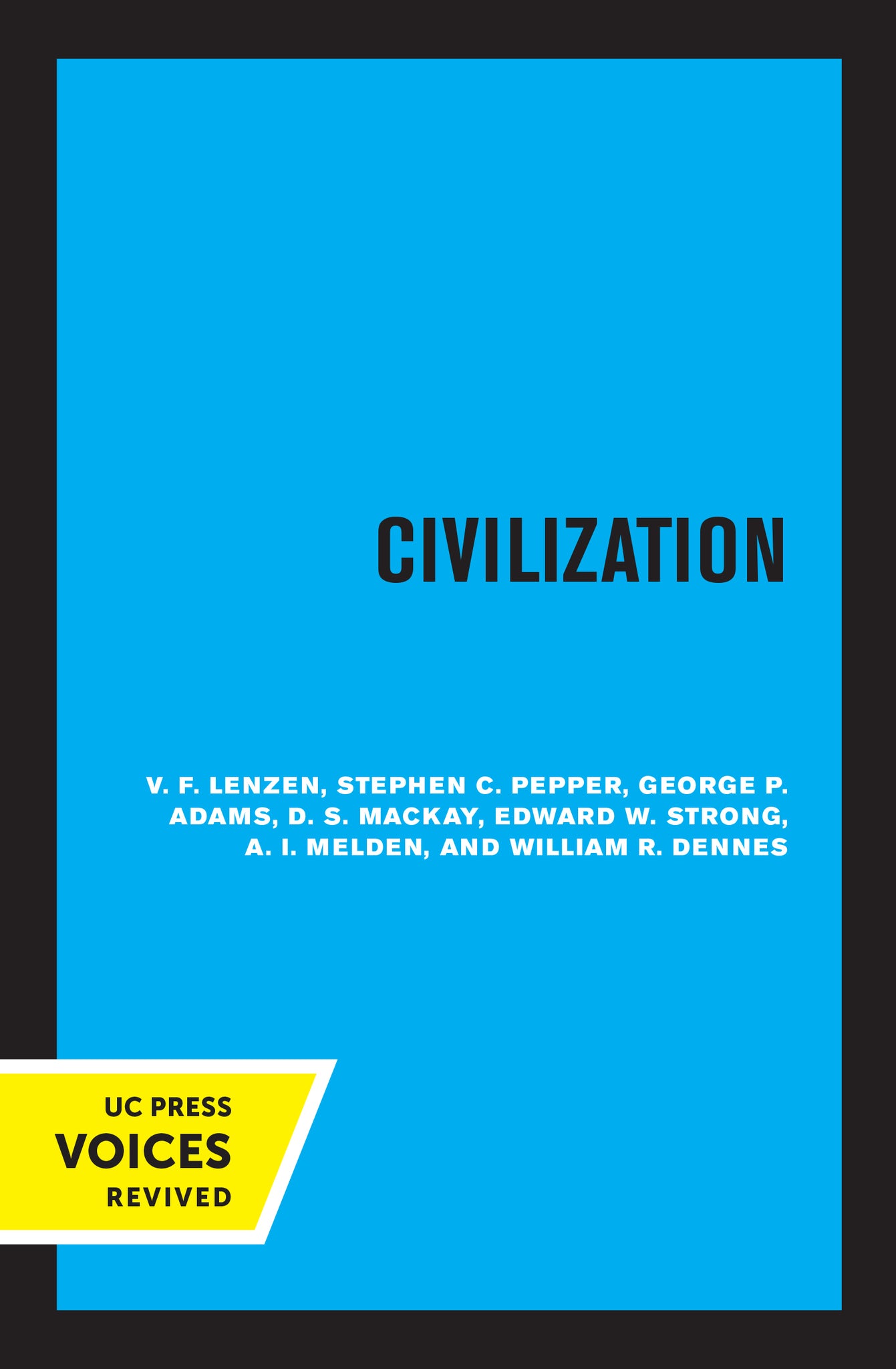 Cover image for Civilization ISBN 9780520339958
