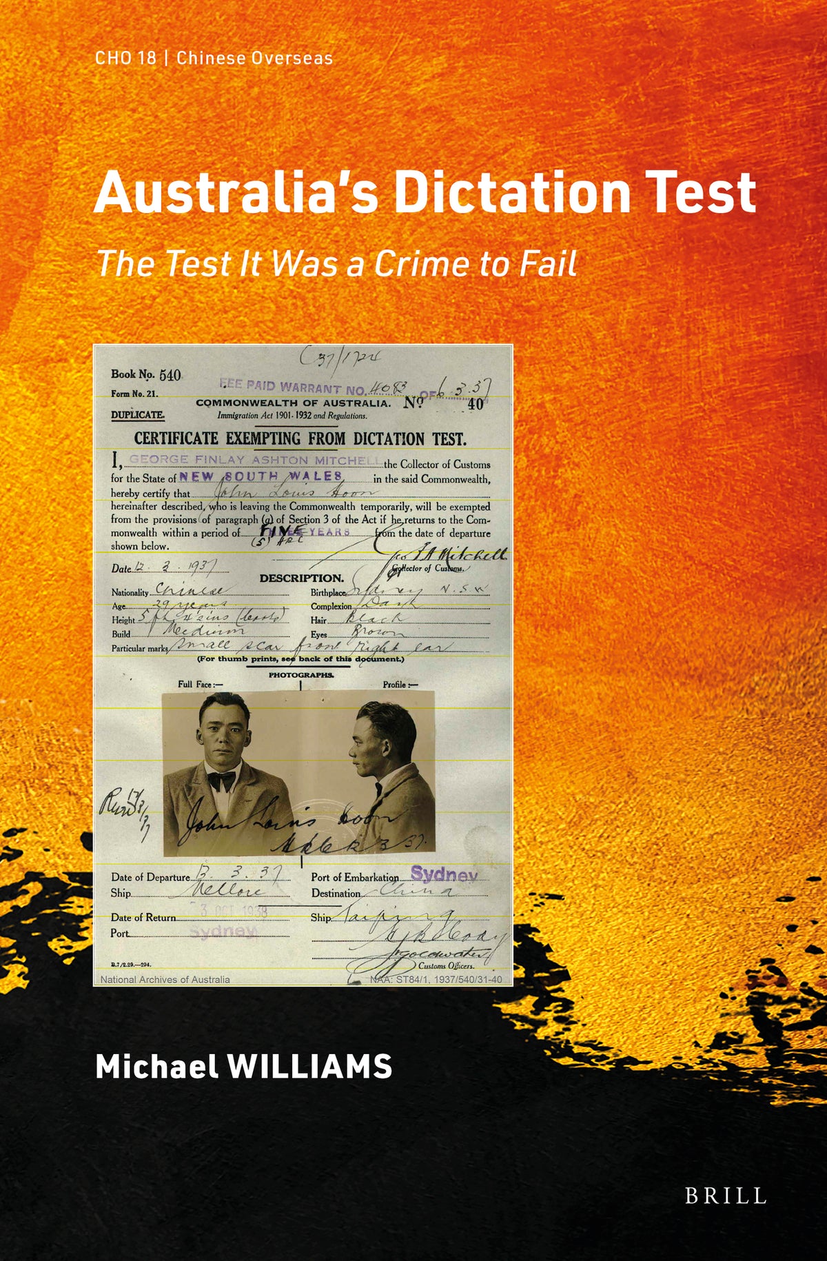 Cover image for Australia's Dictation Test ISBN 9789004470101