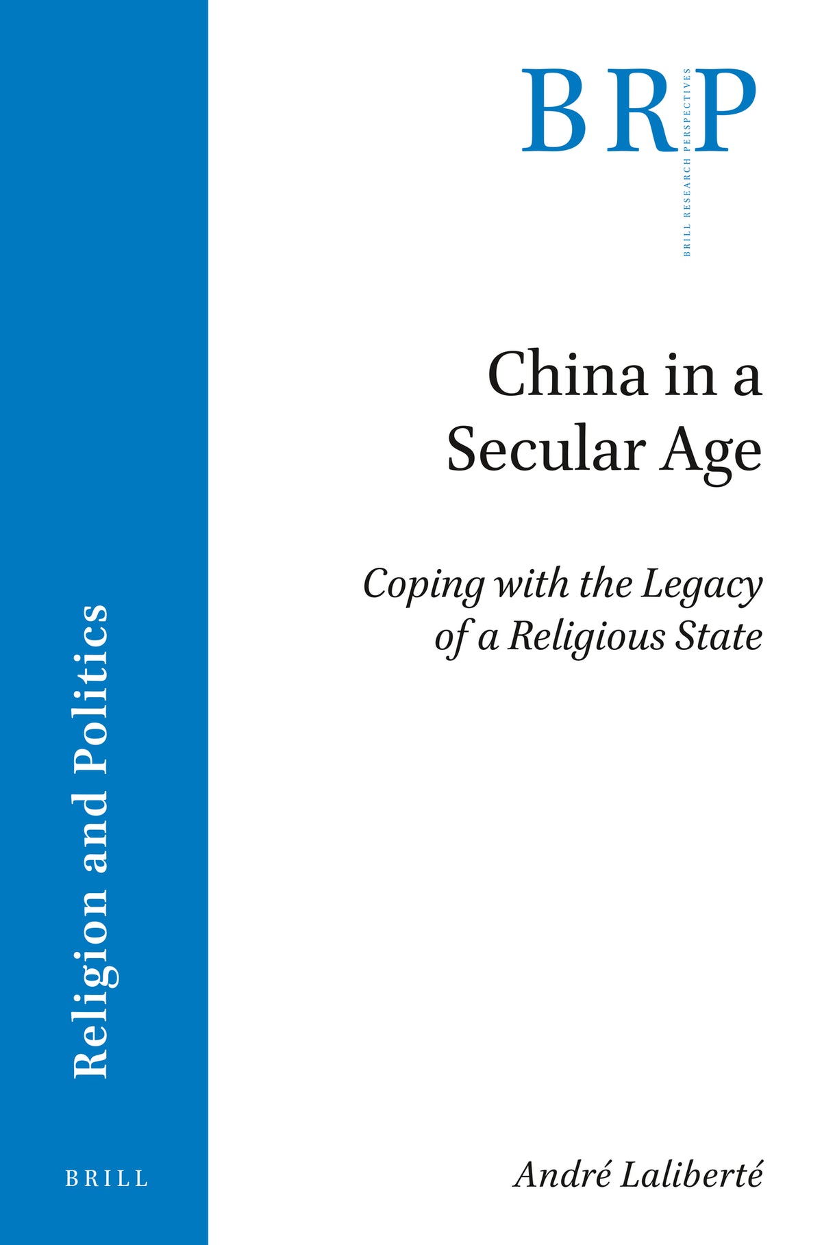 Cover image for China in a Secular Age ISBN 9789004498556