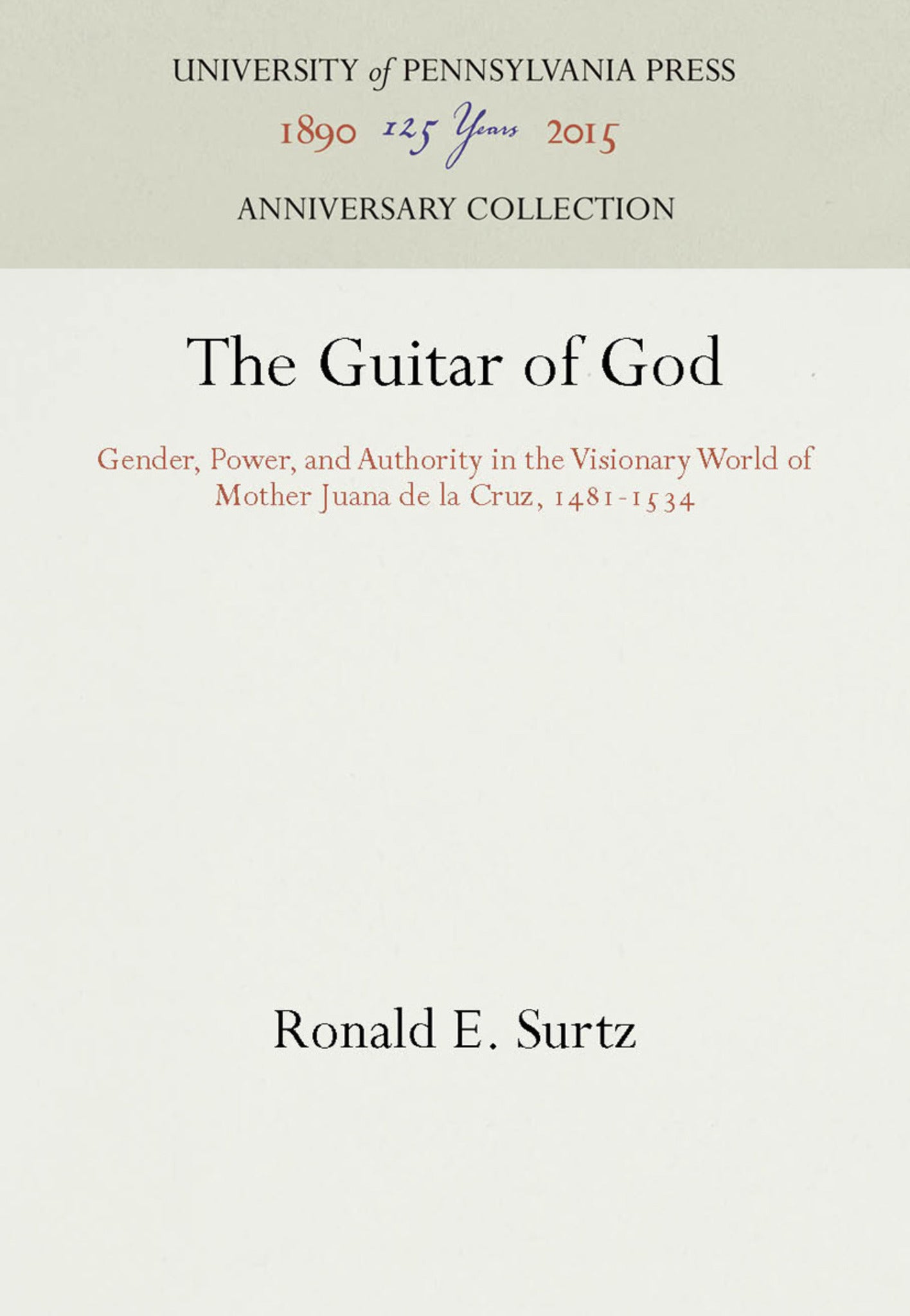 Cover image for The Guitar of God ISBN 9780812282252