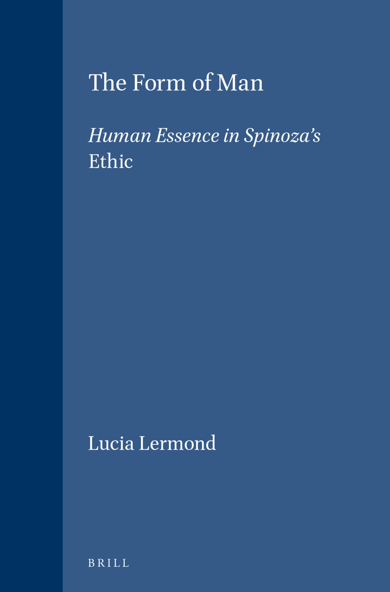 Cover image for The Form of Man ISBN 9789004088290