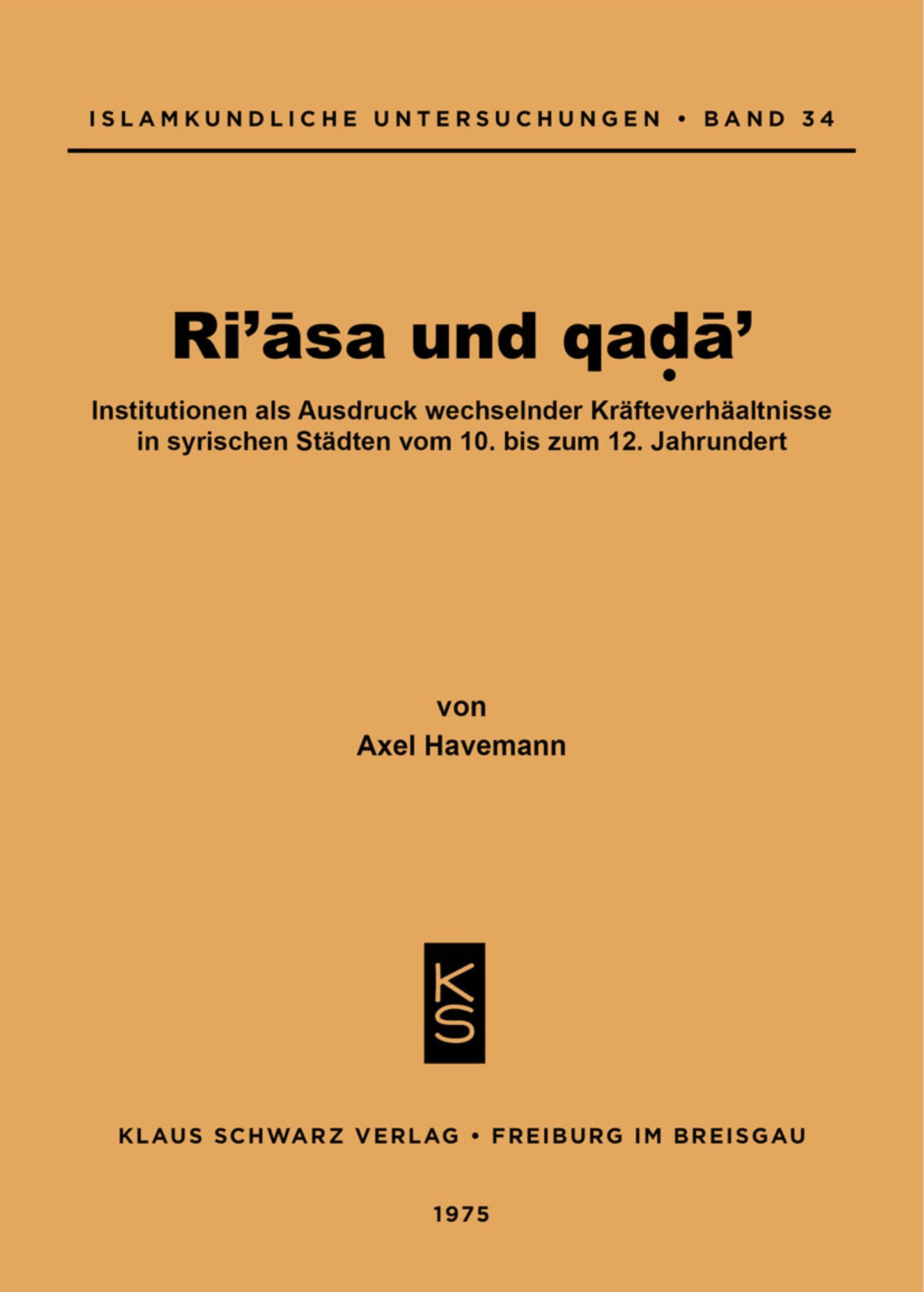 Ri'asa und qada'