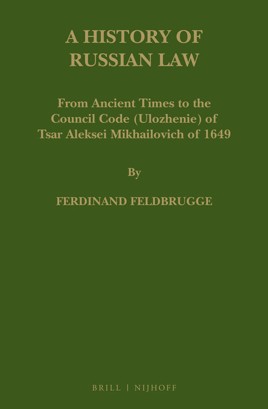 A History of Russian Law