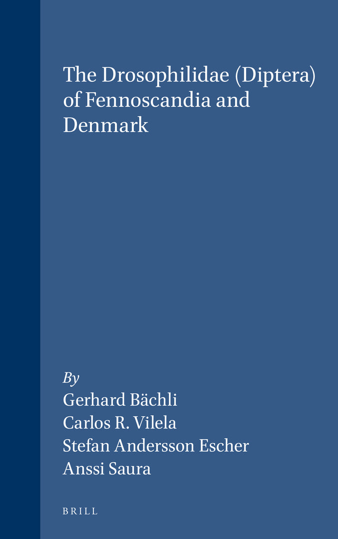 Cover image for The Drosophilidae (Diptera) of Fennoscandia and Denmark ISBN 9789004140745