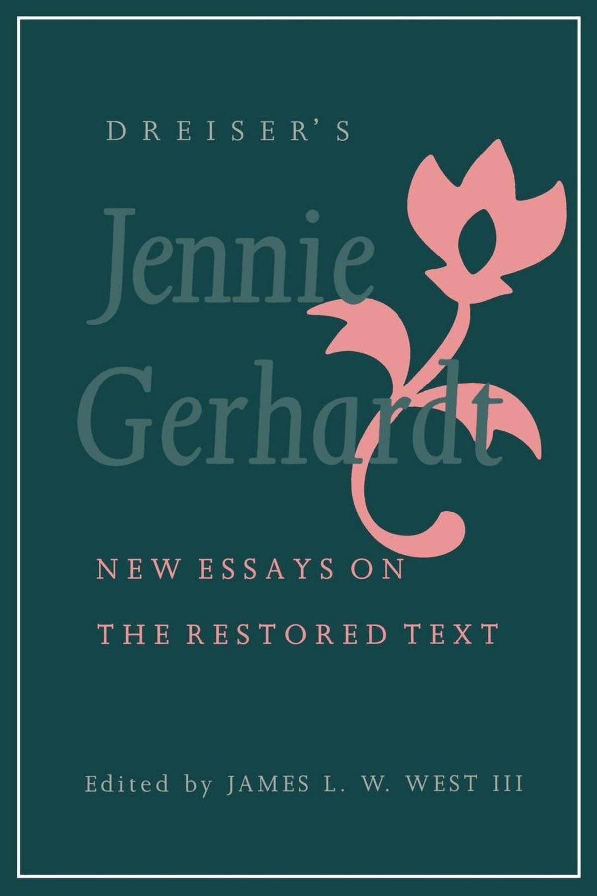 Cover image for Dreiser's "Jennie Gerhardt" ISBN 9780812215137