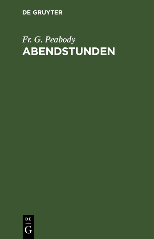 Abendstunden
