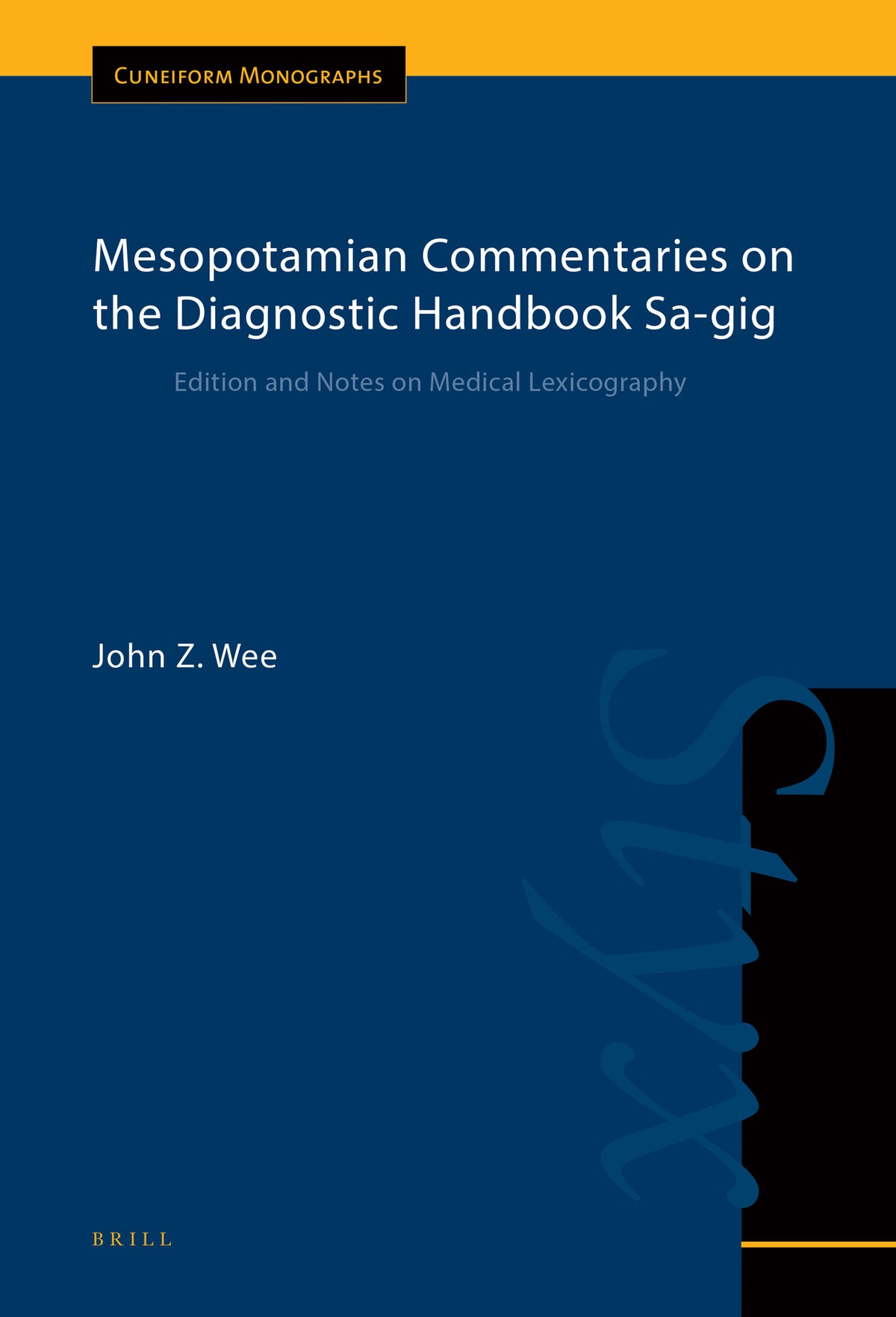 Cover image for Mesopotamian Commentaries on the Diagnostic Handbook Sa-gig ISBN 9789004417557