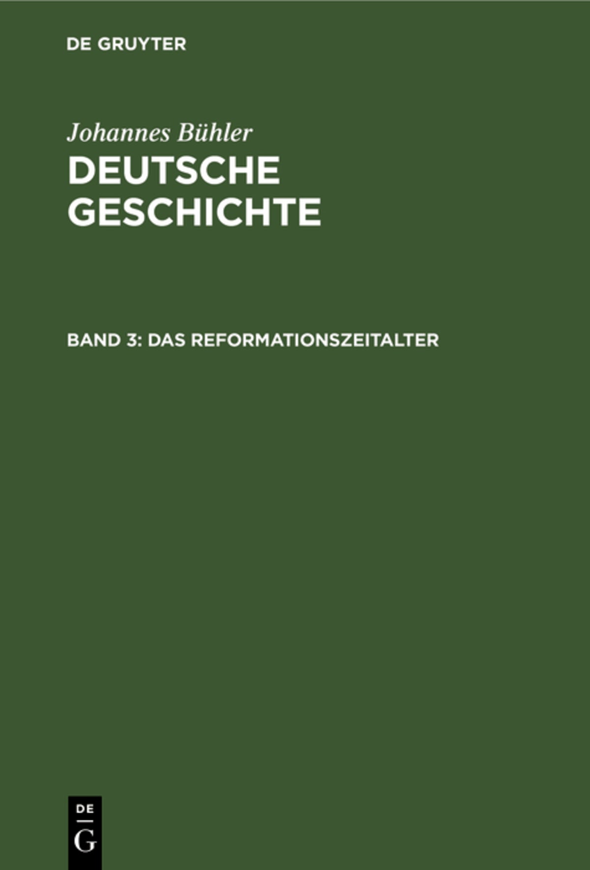 Cover image for Das Reformationszeitalter ISBN 9783111057415