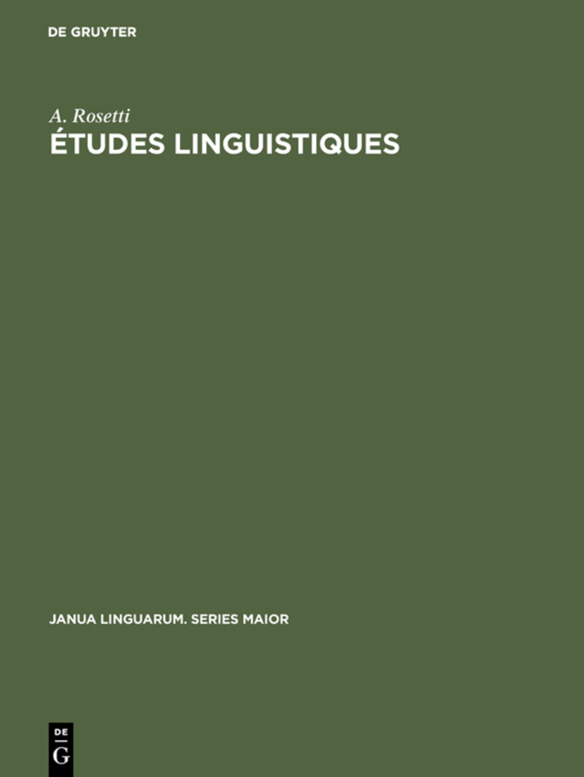 Études linguistiques