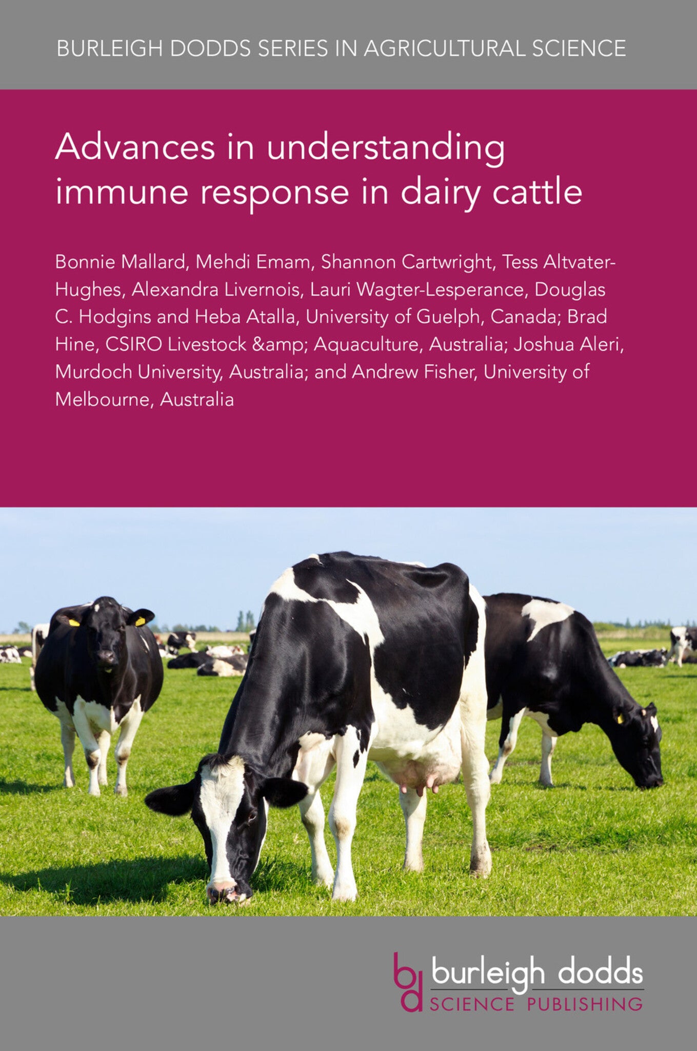 Cover image for Advances in understanding immune response in dairy cattle ISBN 9781801461498