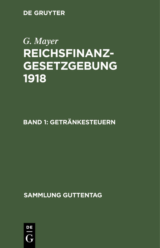 Getränkesteuern