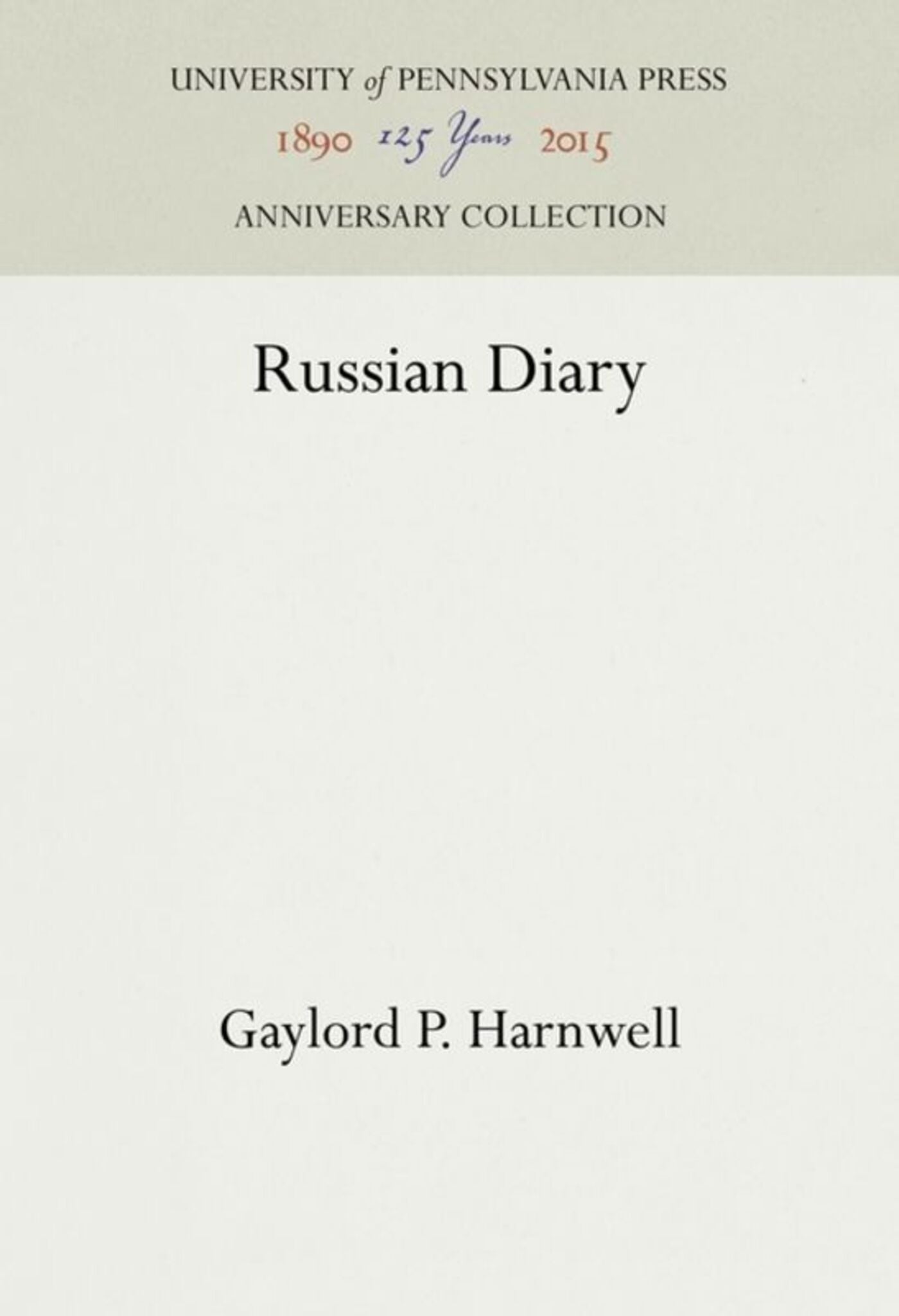Cover image for Russian Diary ISBN 9781512816723