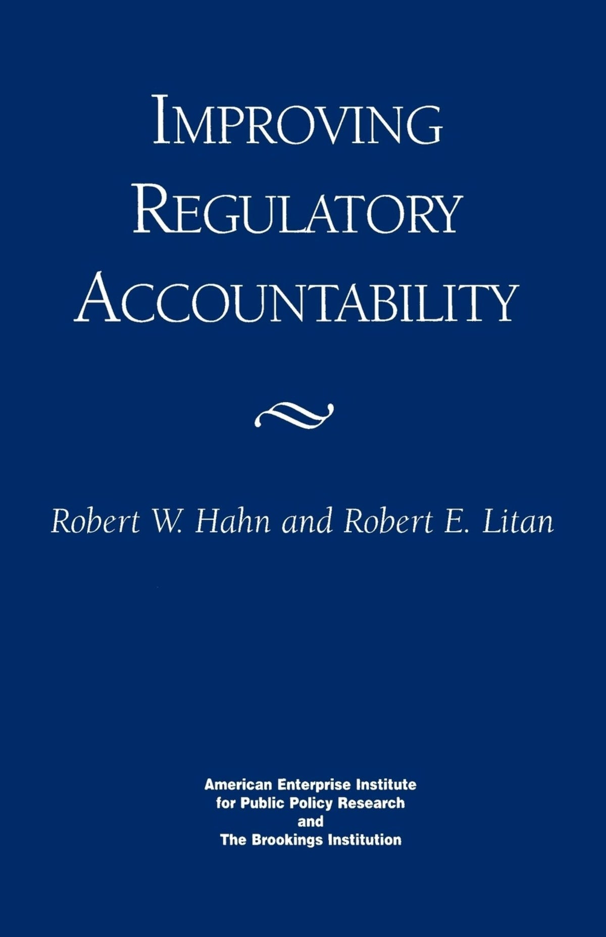 Cover image for Improving Regulatory Accountability ISBN 9780844771069