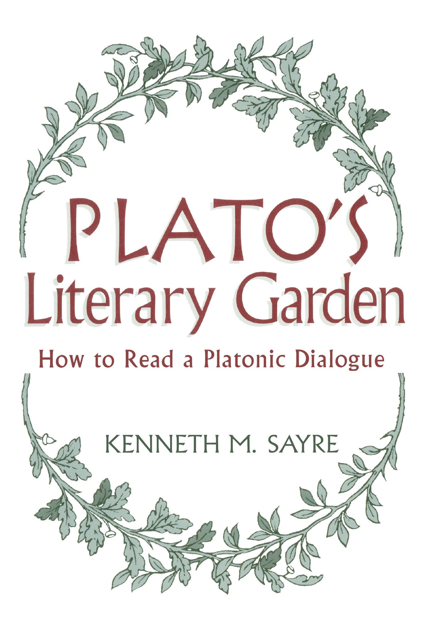 Cover image for Plato's Literary Garden ISBN 9780268038083