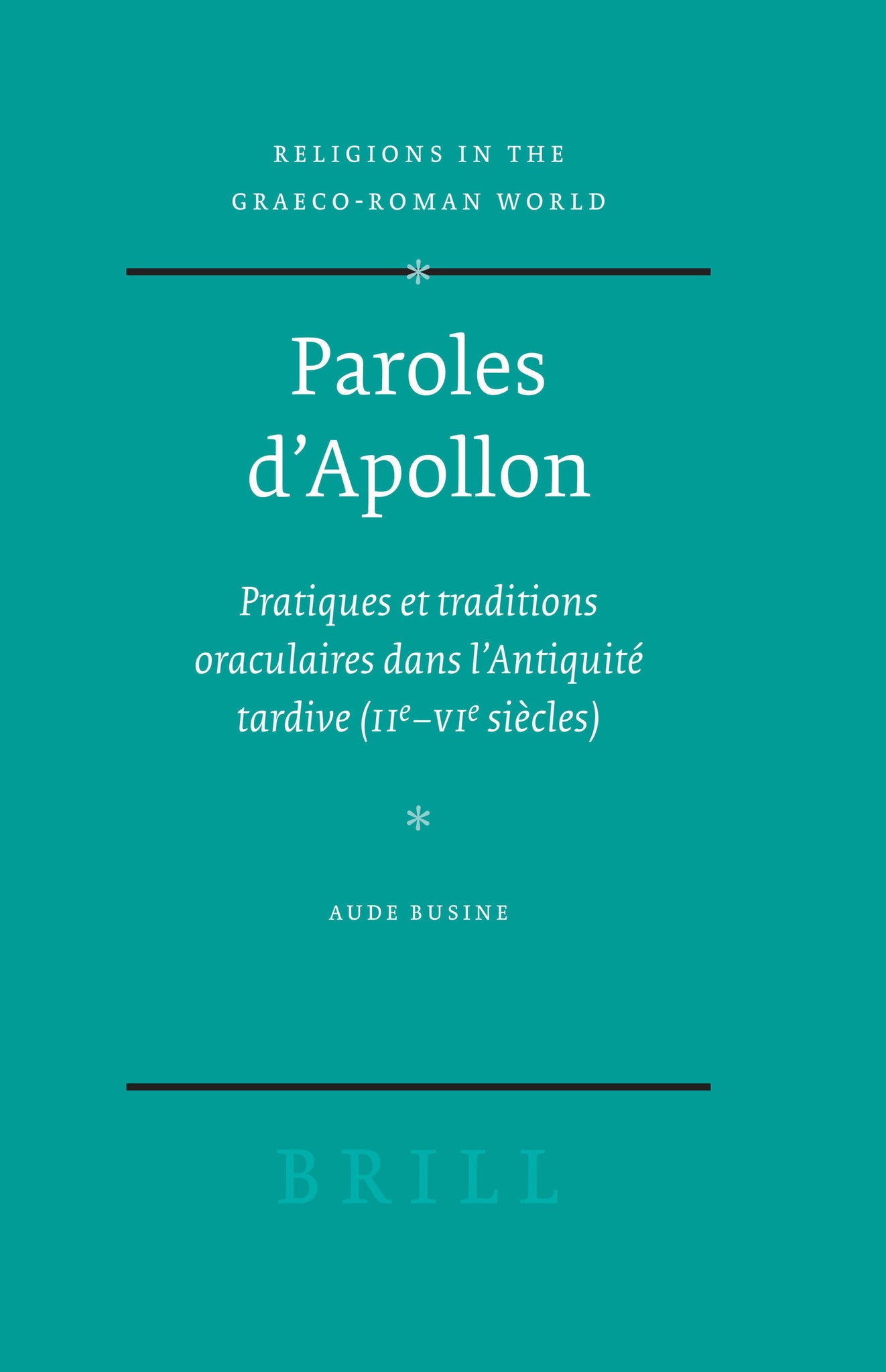 Paroles d'Apollon