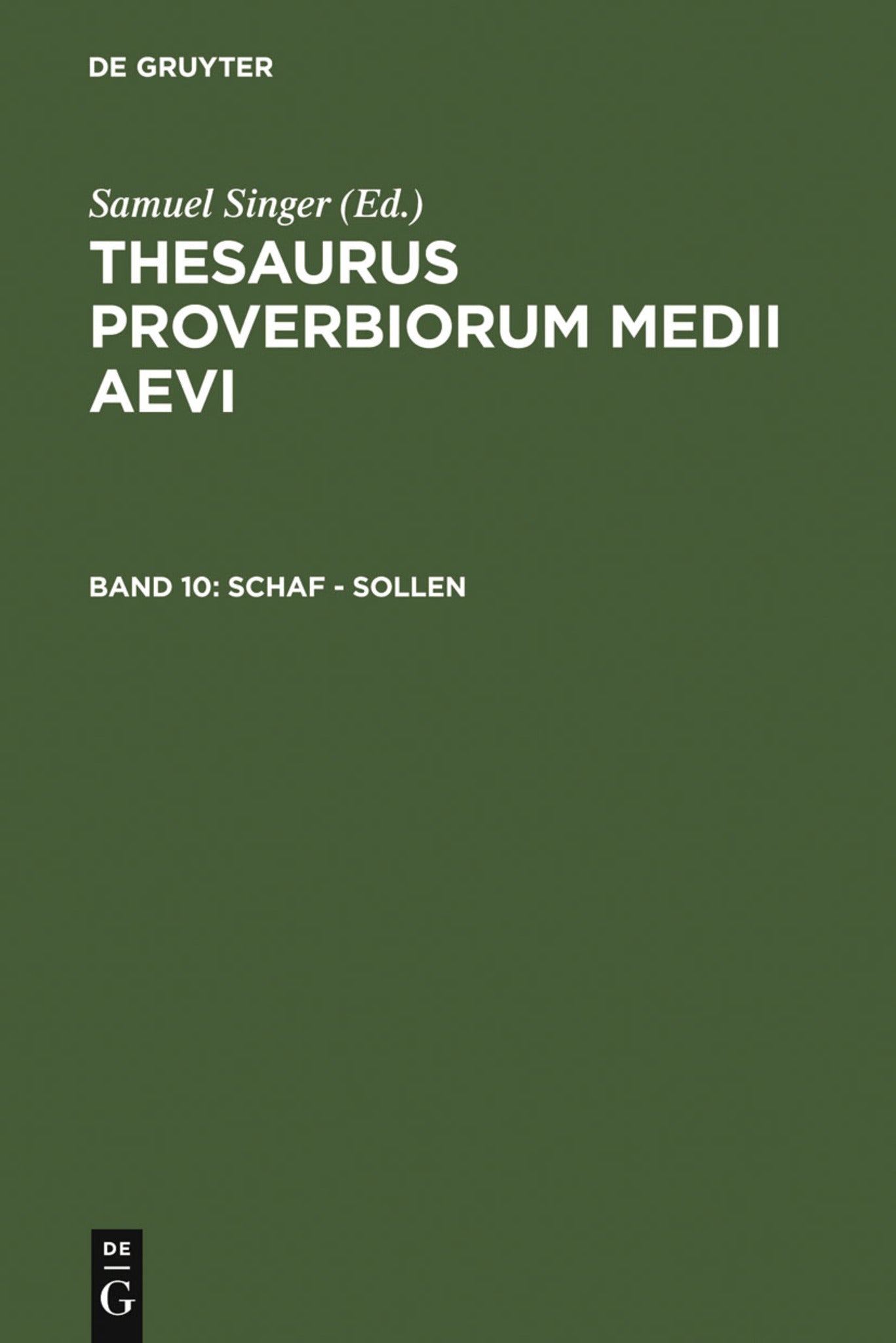 Schaf - sollen