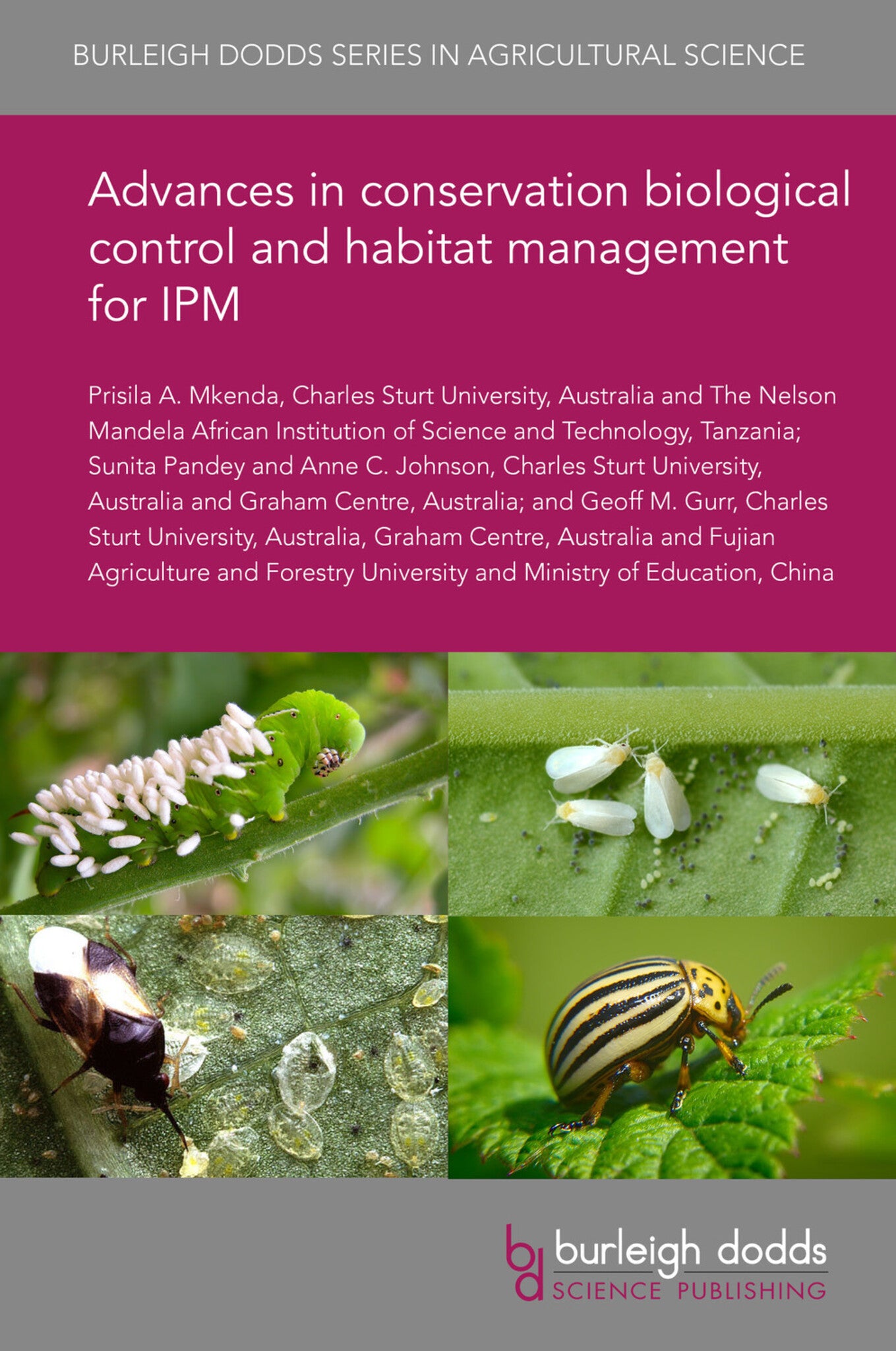 Cover image for Advances in conservation biological control and habitat management for IPM ISBN 9781838799489