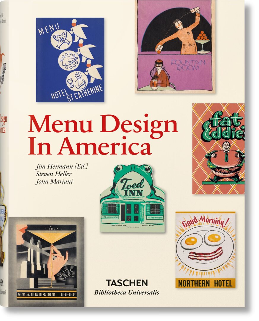 Cover image for Menu Design in America ISBN 9783836520294