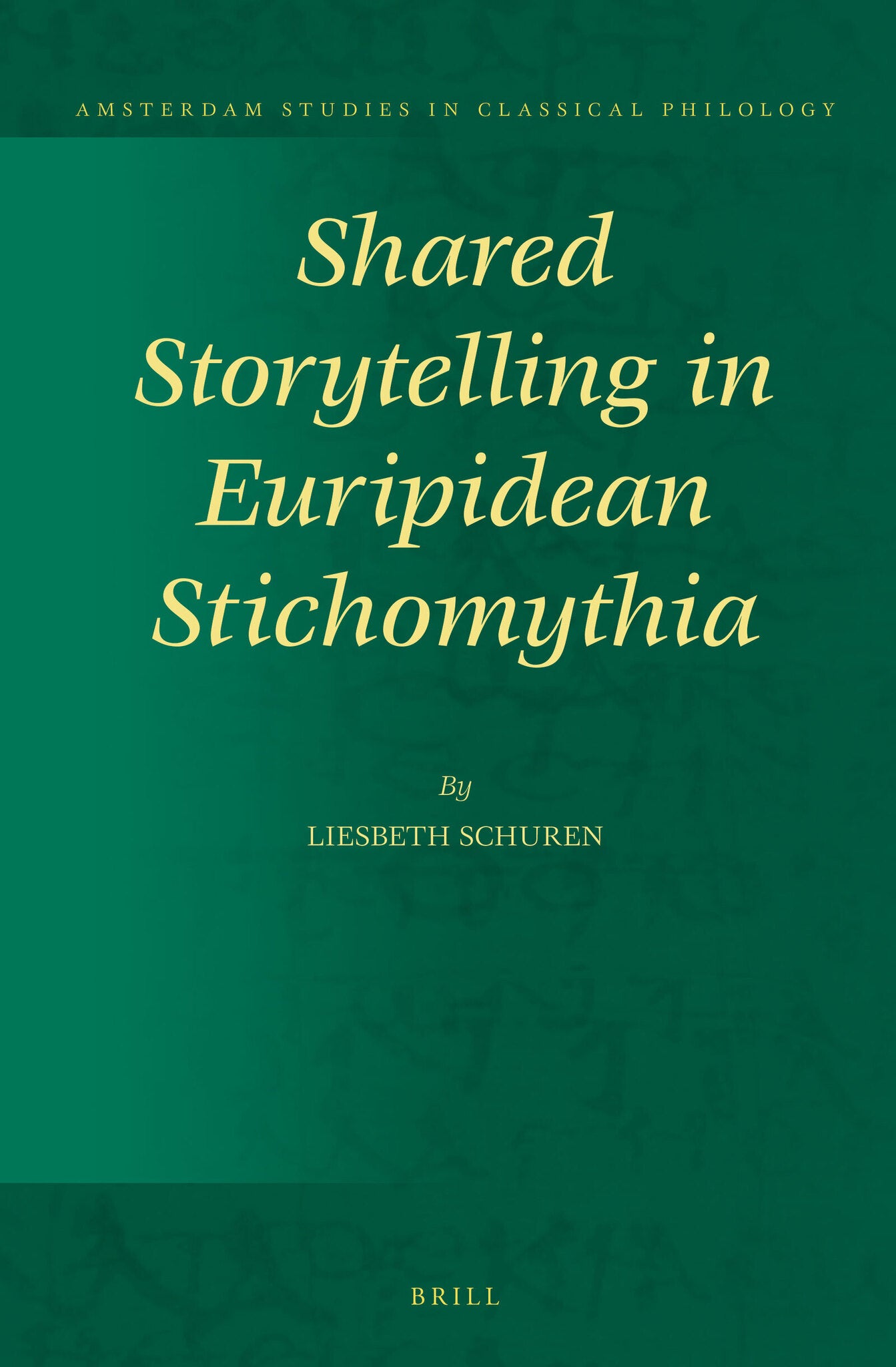 Shared Storytelling in Euripidean Stichomythia