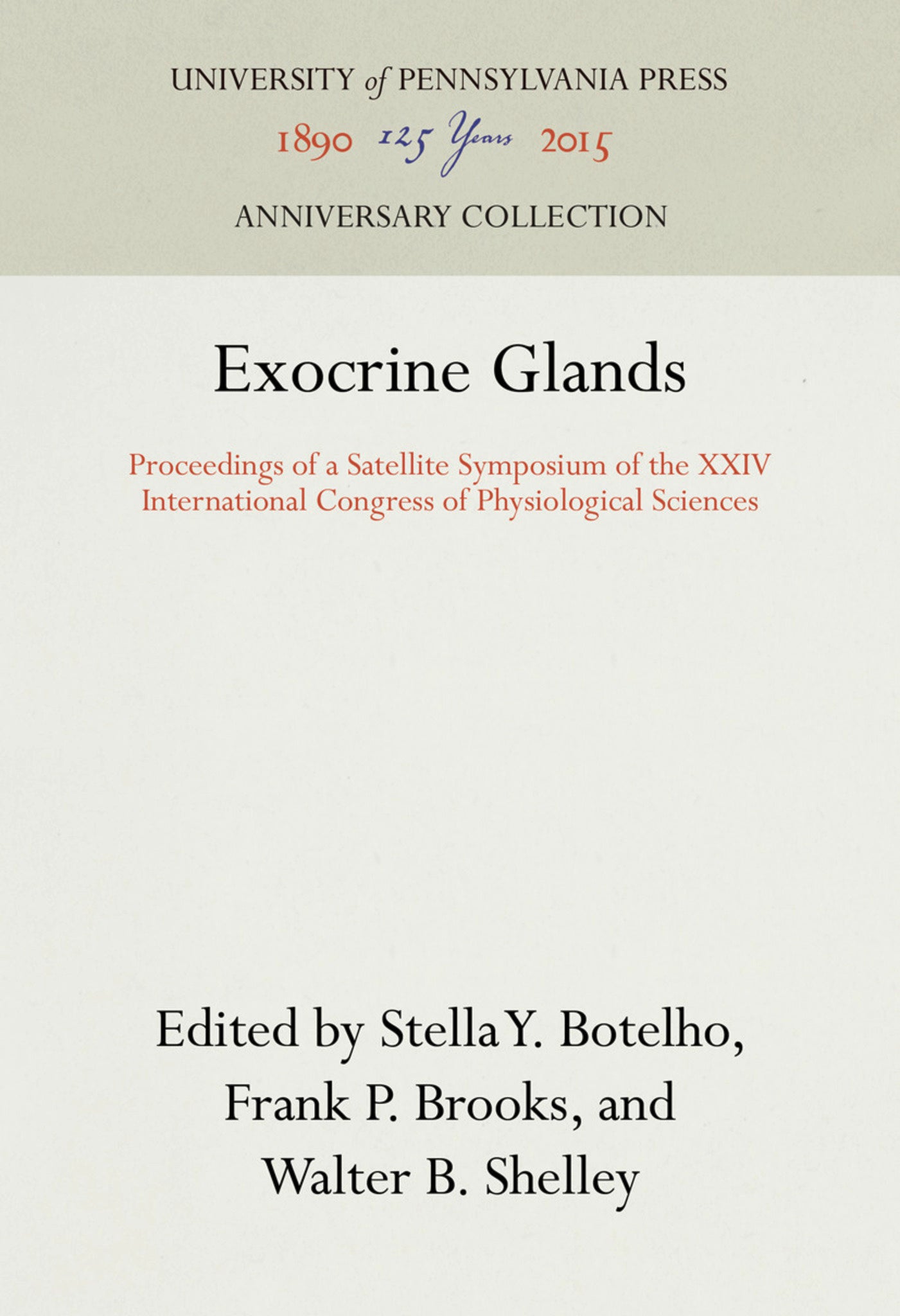 Cover image for Exocrine Glands ISBN 9781512800746