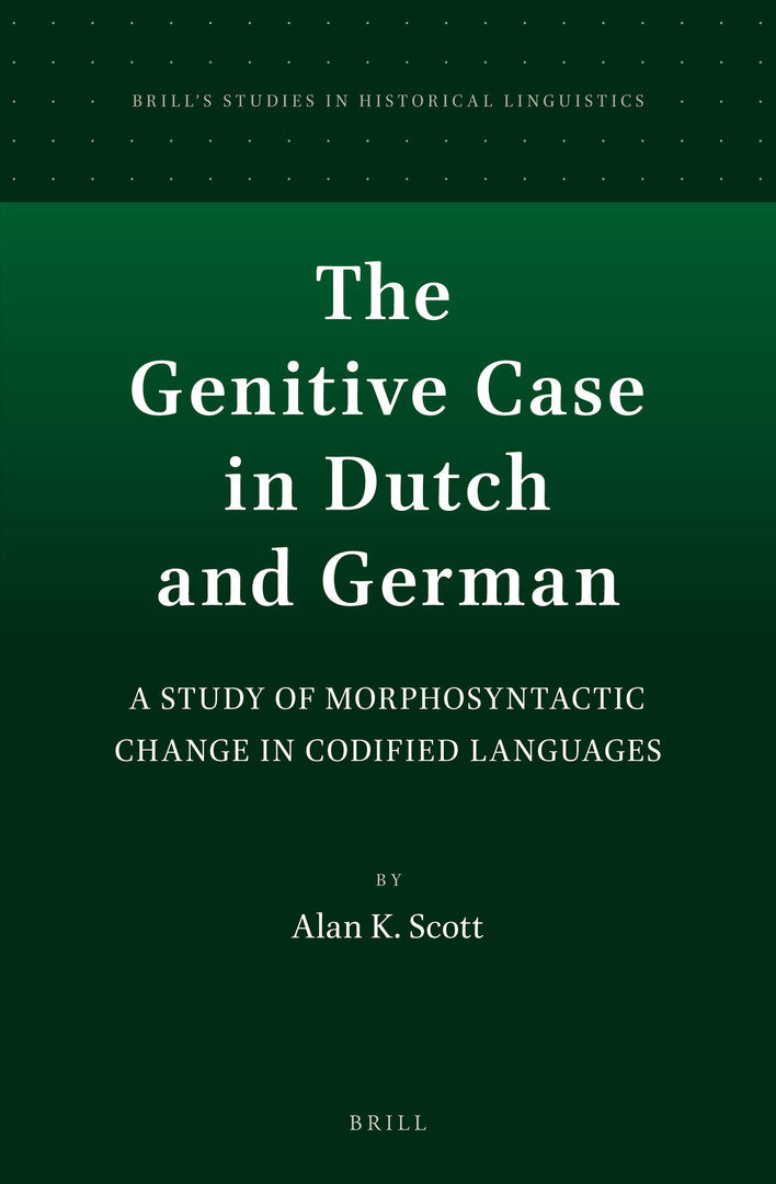Cover image for The Genitive Case in Dutch and German ISBN 9789004181441