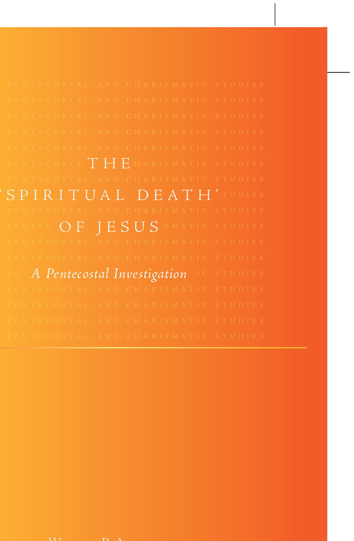 Cover image for The 'Spiritual Death' of Jesus ISBN 9789004171992