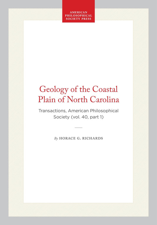 Geology of the Coastal Plain of North Carolina