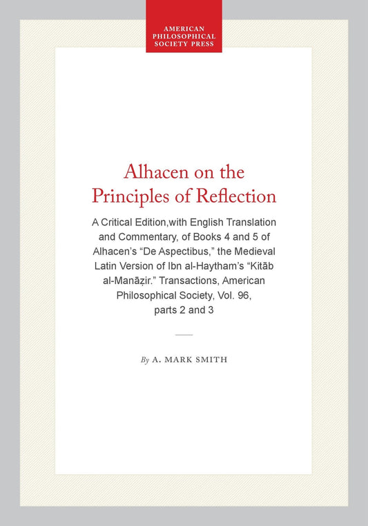 Alhacen on the Principles of Reflection