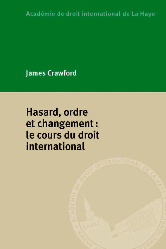 Hasard, ordre et changement