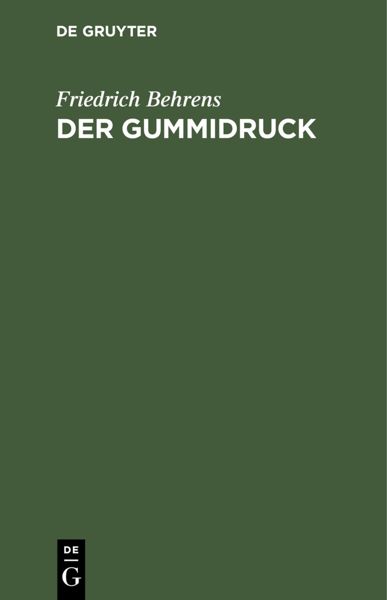 Der Gummidruck