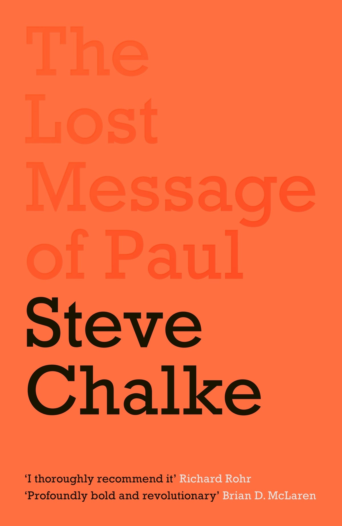 Cover image for The Lost Message of Paul ISBN 9780281079414