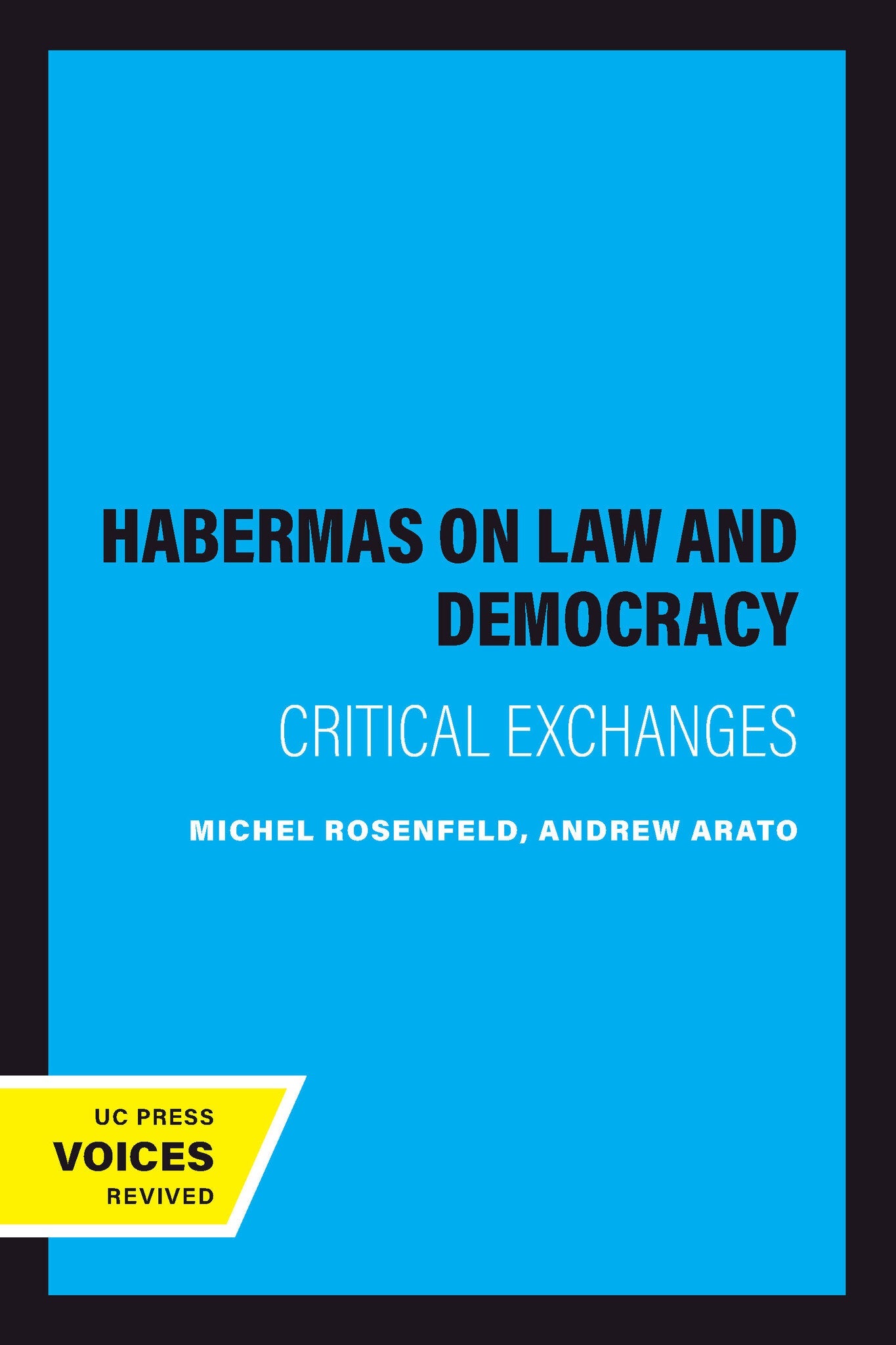 Cover image for Habermas on Law and Democracy ISBN 9780520204669