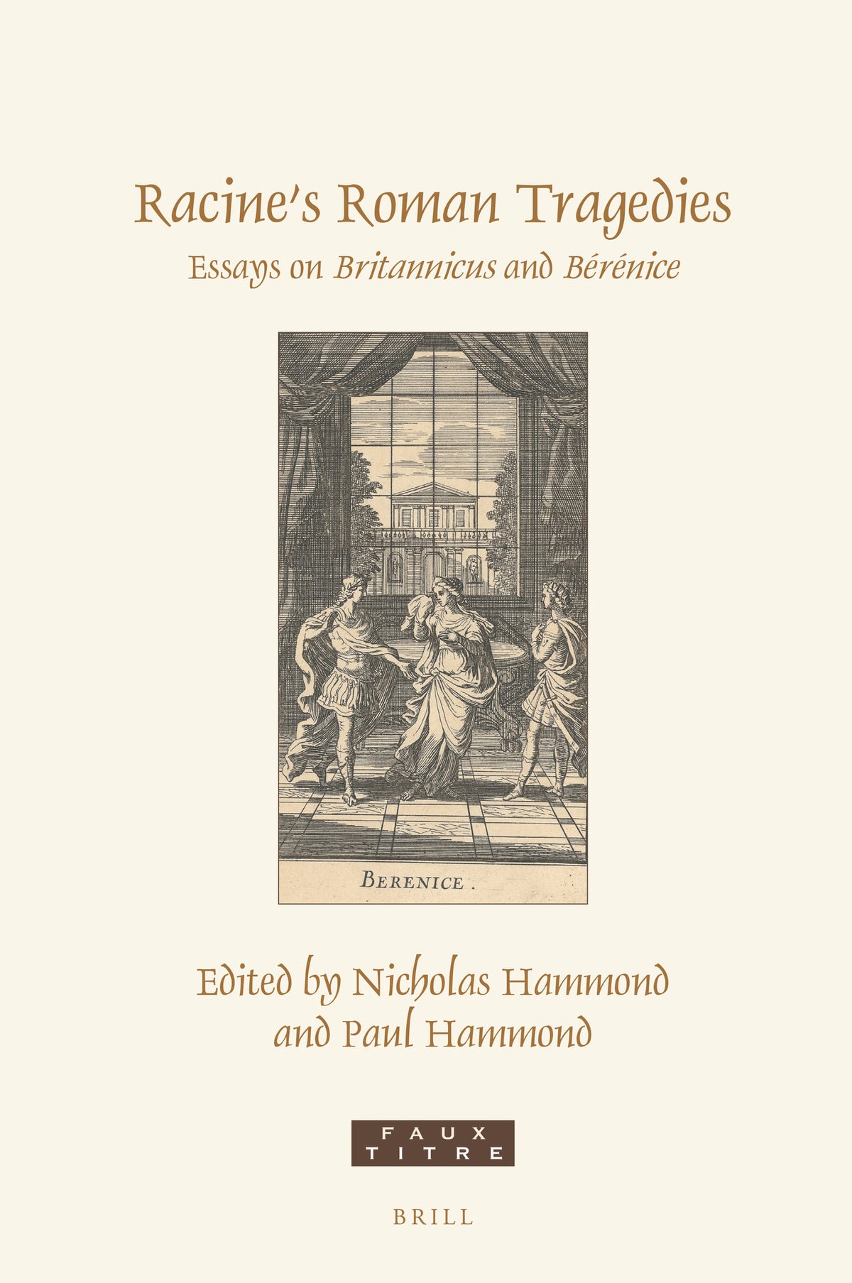 Cover image for Racine’s Roman Tragedies ISBN 9789004504806