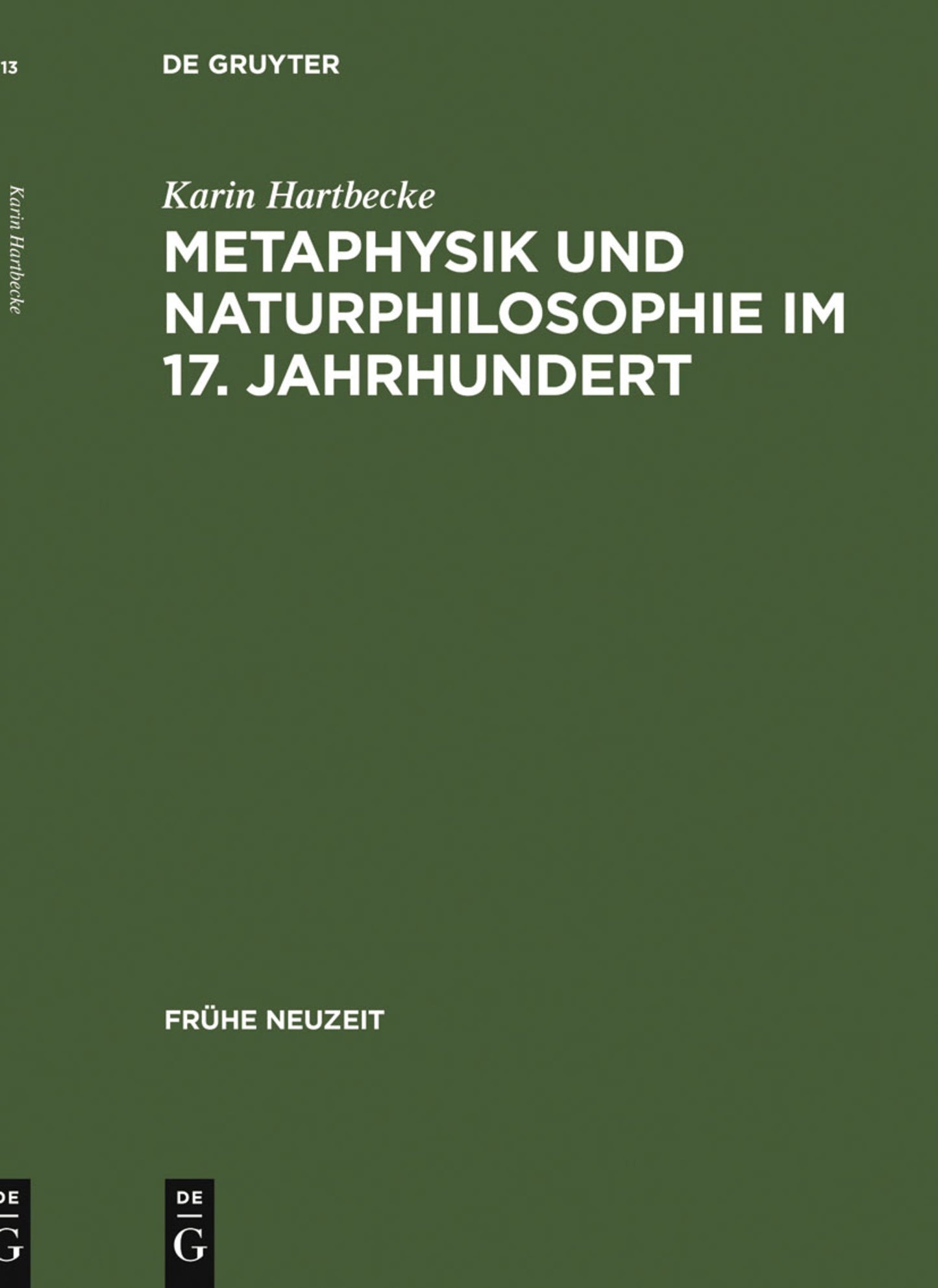 Metaphysik und Naturphilosophie im 17. Jahrhundert