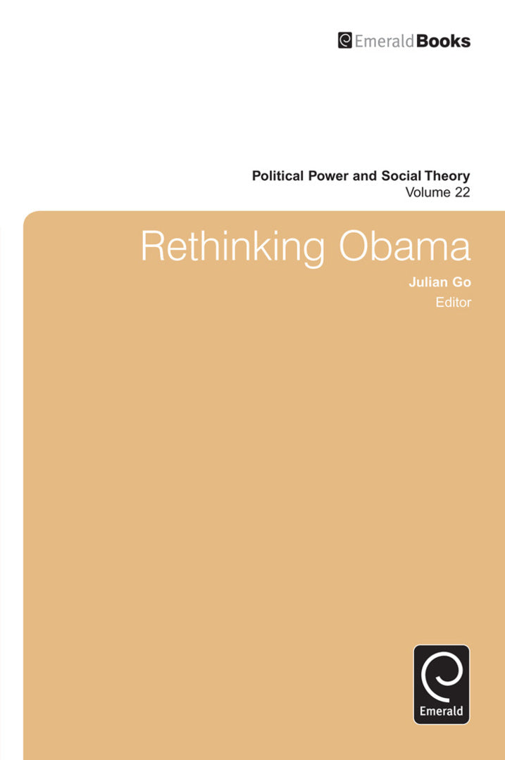 Cover image for Rethinking Obama ISBN 9780857249111