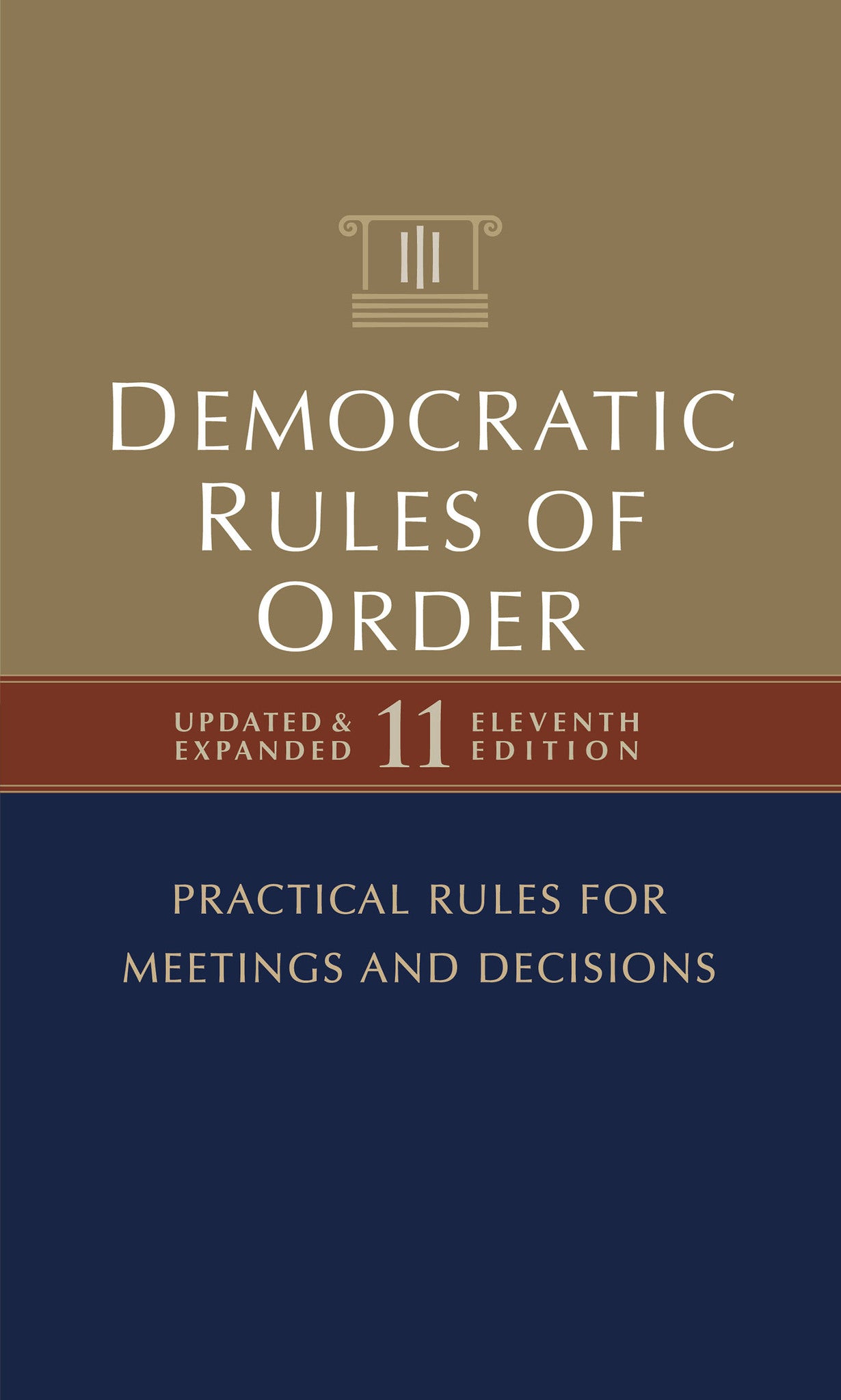 Cover image for Democratic Rules of Order, 11th Edition ISBN 9781771424301