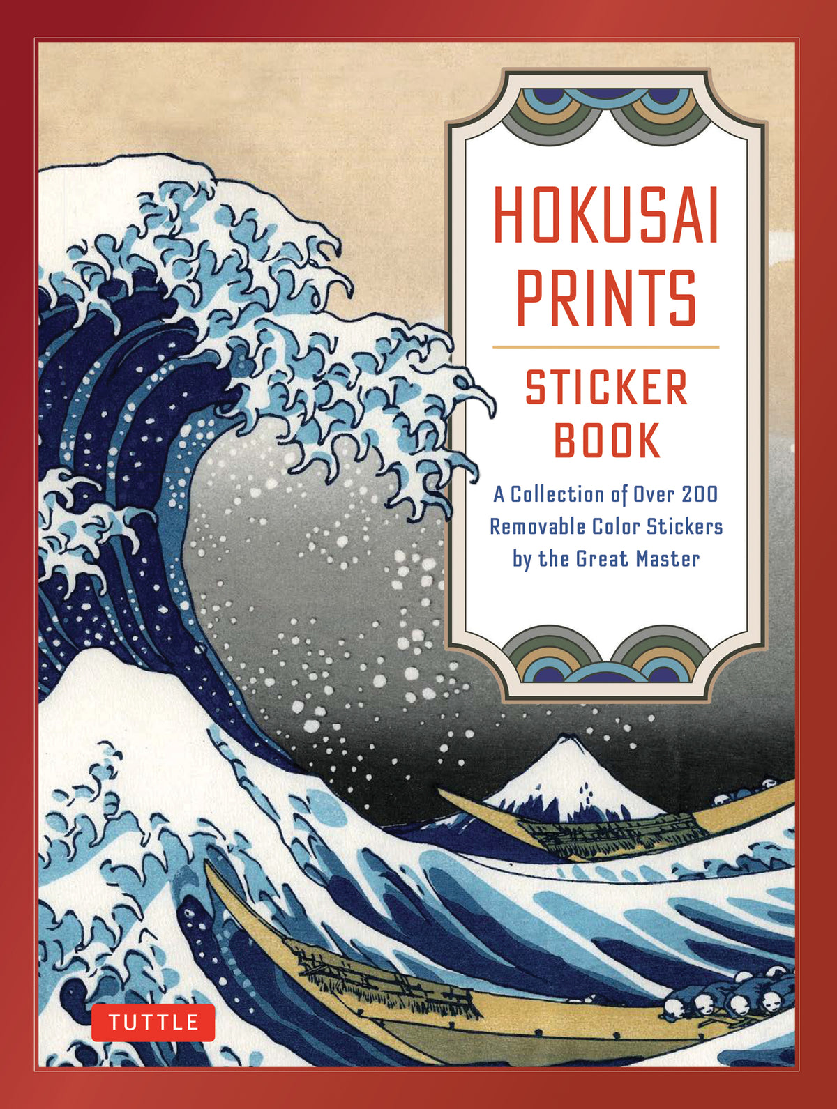 Cover image for Hokusai Prints Sticker Book ISBN 9780804858281