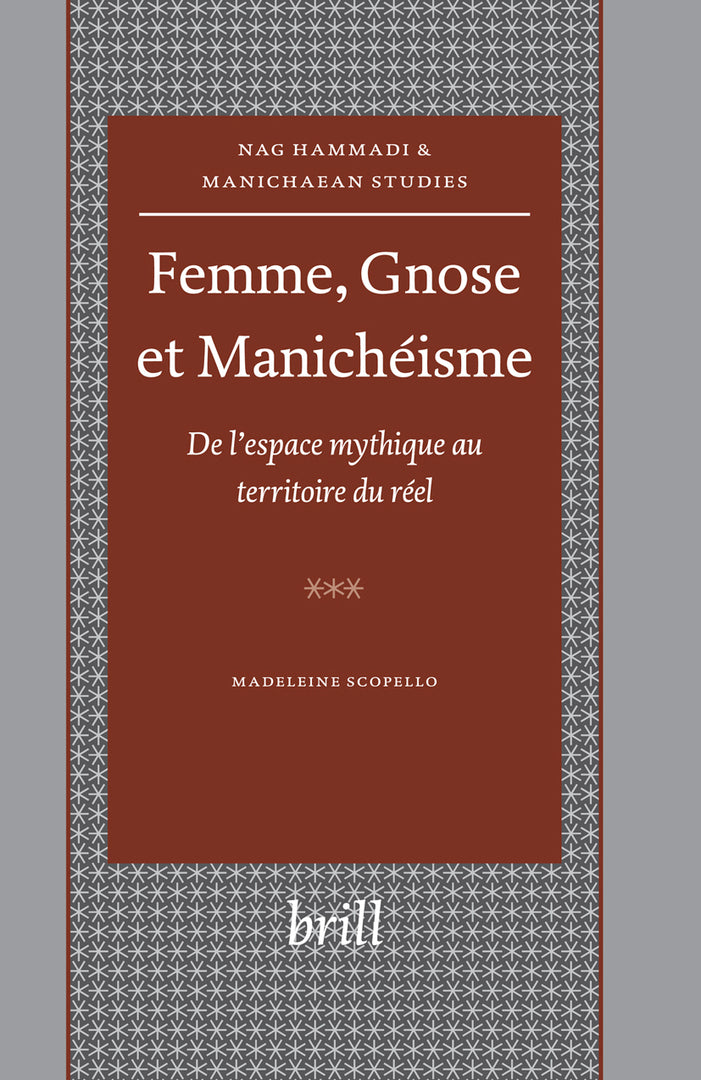 Cover image for Femme, Gnose et Manichéisme ISBN 9789004114524