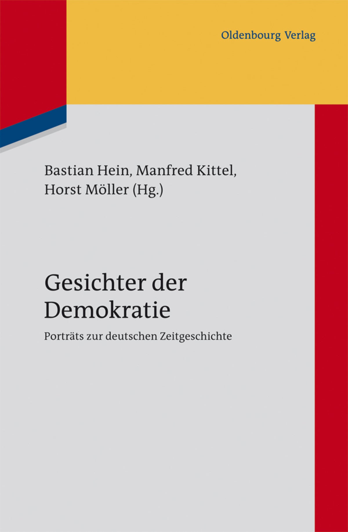 Cover image for Gesichter der Demokratie ISBN 9783486715125